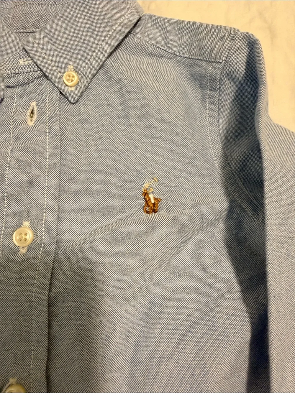 Ralph Lauren Light Blue Button-Down Oxford Shirt